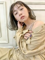 ヘアアンドメイク シークネクスト(HAIR&MAKE SeeK NEXT)&nbsp;【SeeK NEXT】シースルーBob×ベージュ