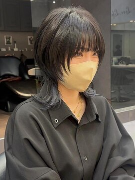 ロンドソレイユ 池袋(Lond soleil) 顔周りのレイヤーカット/ウルフカット/韓国/ショート[池袋]