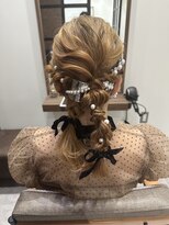 ナンバー リコ 名駅 ジャム 名古屋(N° rico JAM) お呼ばれヘアセット　フェミニン　大人ガーリー　ダウンセット