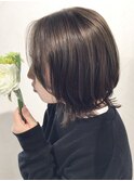 20代30代40代韓国ヘアハイライト透け感カラーくびれミディ