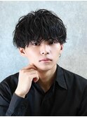 ソフトツイストパーマ刈り上げツーウェイマッシュ