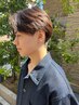 【新規限定】【髪質改善/ツヤ感UP】メンズカット+イルミナカラー+TR￥7500