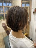 柔らかショートボブ