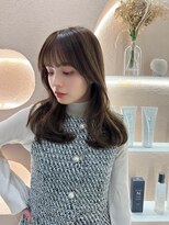 髪質改善＊顔回り似合わせカットセミロング＊【Zina銀座中央】