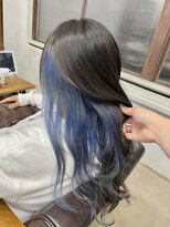 ロディーナコク 大口 新子安(rodina.coc)&nbsp;ネイビーブルーインナーカラー