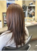 ロングヘアカット＋おしゃれ染め