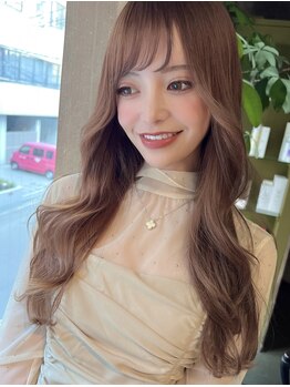 ディスタカマツ(This TAKAMATSU)の写真/顔回りのくびれを作るカットを施し韓国スタイルに♪自分でもセットしやすいスタイルで小顔魅せも抜群◎