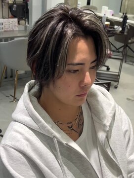 キング 楠葉店(K!ng) 波巻きツイストスパイラルパーマ/フェザーパーマ/眉毛/メンズ