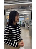 縮毛矯正×ミディアムレイヤー