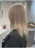 ハイトーンカラーミルクティーベージュピンクベージュ韓国30代