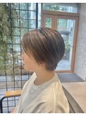 チェリーブラウン似合わせカット韓国レイヤー/三鷹/吉祥寺/み