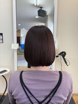 ダイガクドオリ美容室&nbsp;ピンクブラウン