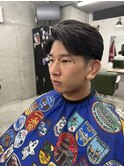 MEN'SHAIRウルフカルマパーマメンズショートイージーパーマ