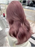 ミルクティーピンクベージュマロンベージュケアブリーチ透明感