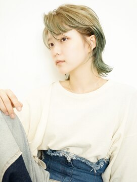 ウルフカット/ブリーチ/インナーカラー