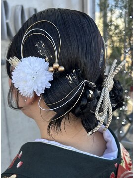 オシャレドロボウ ビス OSHARE DOROBO bis 【オシャドロ/京田辺/新田辺】成人式/タイトハーフツインセット