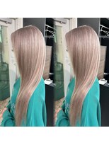 グロウ 渋谷西口(grow) ホワイトベージュ プルエクステ