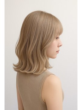 ミー 岡崎(mii) miiミルクティーベージュ[岡崎/稲熊/ブリーチ/デザインカラー]