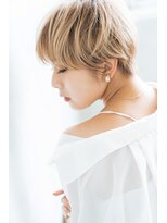 エスドットブルーム 梅田店(S.BROOM) 【S.BROOM 梅田】ショート×ハイトーンべージュ