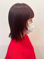 美容室ヒラトヤ 都南店&nbsp;ダークチョコブラウンの艶カラー★上品垢抜けレイヤーカット