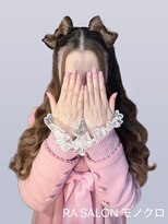 アールエーサロンモノクロ 秋葉原(RA SALON モノクロ)&nbsp;【推し活ヘアメ】リボンハーフツインヘア
