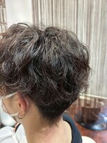 クリエイティブヘアーエィス(creative hair Ace)&nbsp;MEN’S HAIR/サーフカール/刈り上げセンターパート/登米市