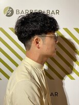 バーバーバー 四谷(BARBER-BAR) ビジネス爽やかツイストスパイラルパーマ