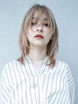 ギークス(GEEKS)&nbsp;【GEEKS渋谷】ミディアムレイヤー/春ヘア/ハッシュカット/ウルフ