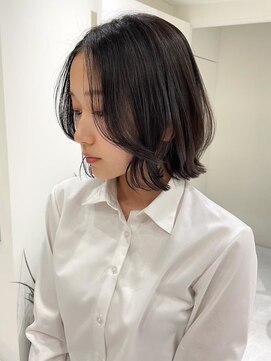 ゴカン バイ ジル ブラン 名古屋(Gokan by JIL BLAN) ハイライトバレイヤージュダブルカラーショートカット30代40代