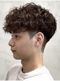 メンズパーマスペインカールツイストスパイラルパーマ強め