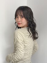 フィルムス 横浜(FILMS+) デジタルパーマ/ミディアムレイヤー/韓国巻き風/顔周りカット