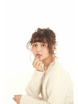 アジュール ヘアデザイン(Aju r hair design) 小顔に見えるパーティーアレンジ