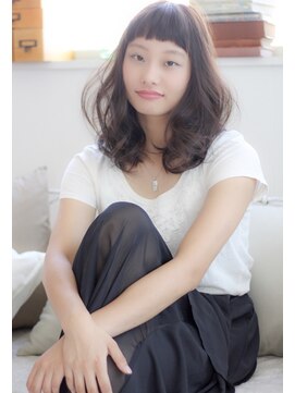 ニーケ 池袋 池袋西口(nike) 【nike池袋】オトナカワイイオフェロなグレージュロング♪