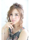 無造作エフォートレス☆彡抜け感ハーフアップ