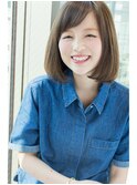 AFLOAT明日香の ナチュラルボブ 似合わせカット ボブディ 小顔