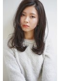 定番Cカール　韓国風　ミディアムヘア　［チムスタイル〕
