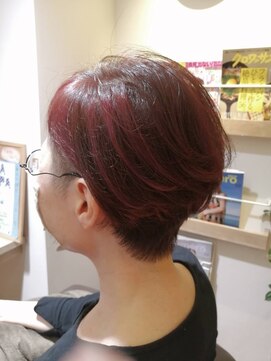 ハチマルハチ エアー 向ヶ丘遊園店(808 air) ローズバイオレットハイライト@30代40代50代60代