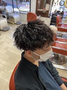 オムヘアー (HOMME HAIR) 【HOMME HAIR 佐藤】 ツイストスパイラルパーマ スタイル