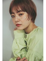 クラン(clan)&nbsp;外ハネボブセクションカラーグラデーションカラーペールベージュ