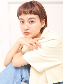 トロン(tronc) 大人可愛い小顔似合わせカットバニラベージュA1