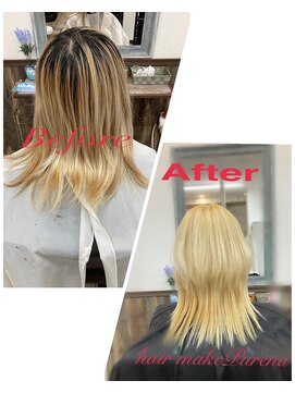 プレナ(hair make Purena) ハイトーンカラー