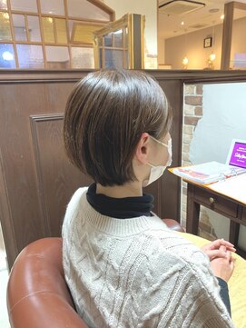 アドラーブル 女池店(adorable) スッキリ【丸みショートボブ】【20代30代40代】