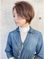 アンダーバーホワイト 芦屋店(_WHITE)&nbsp;大人可愛い20代30代40代インナーカラー小顔ウルフレイヤーボブ