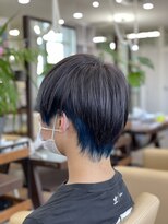 ジッピー ヘアーコレクション 10代20代　インナーカラー　インナーターコイズ