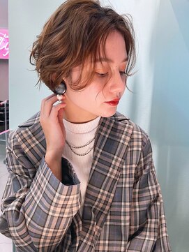 オフィス(OFFICE) 【OFFICE】center part handsome short (代々木公園/代々木上原)