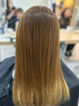 テトテ 三宮店(Tetote) 【tetote柴垣のサロンスタイル】艶髪ストレート/矯正系髪質改善