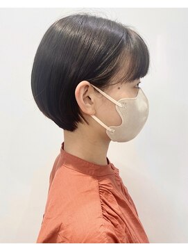モリオフロムロンドン 松戸店(Morio from London) 【松戸　石山】耳掛けコンパクトショートボブ丸みボブ20代