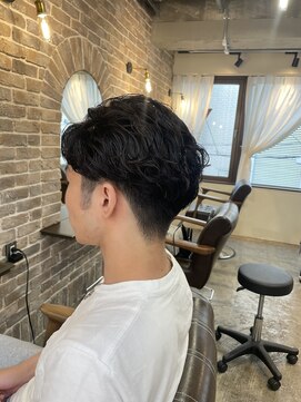 アクロ あべの店(ACRO) センターパートメンズパーマ