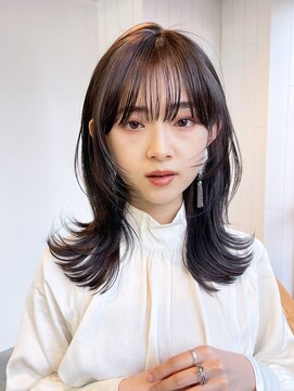 アイティーバイアルバム 下北沢店(IT by ALBUM) フェイスレイヤー_マチルダボブピンクベージュ_39407