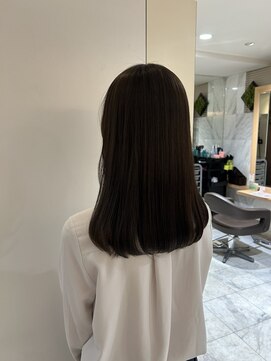 ビアンコカーロ 用賀店(Bianco caro) 柔らかアッシュカラー/アッシュブラック/20代30代40代